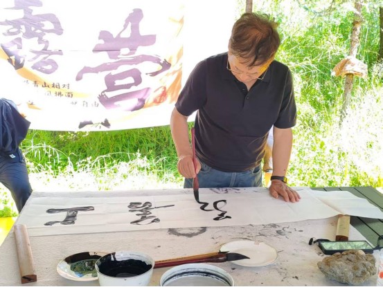 广河县文化馆组织开展景区写生活动